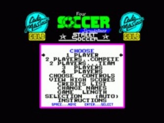4 Soccer Simulators – 11-a-Side Soccer (1989)(Codemasters Gold)[48-128K] Rom
